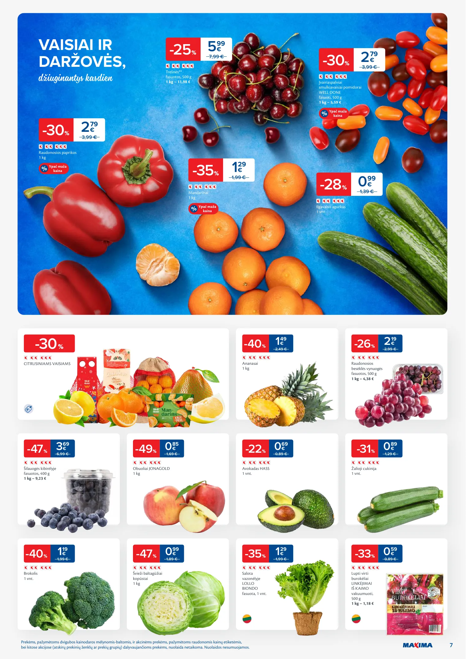 MAXIMA kaininis leidinys Nr. 51-52 – p.7