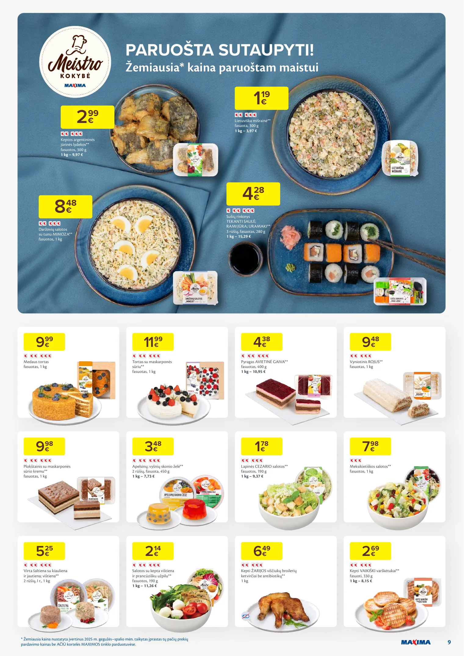 MAXIMA kaininis leidinys Nr. 51-52 – p.9