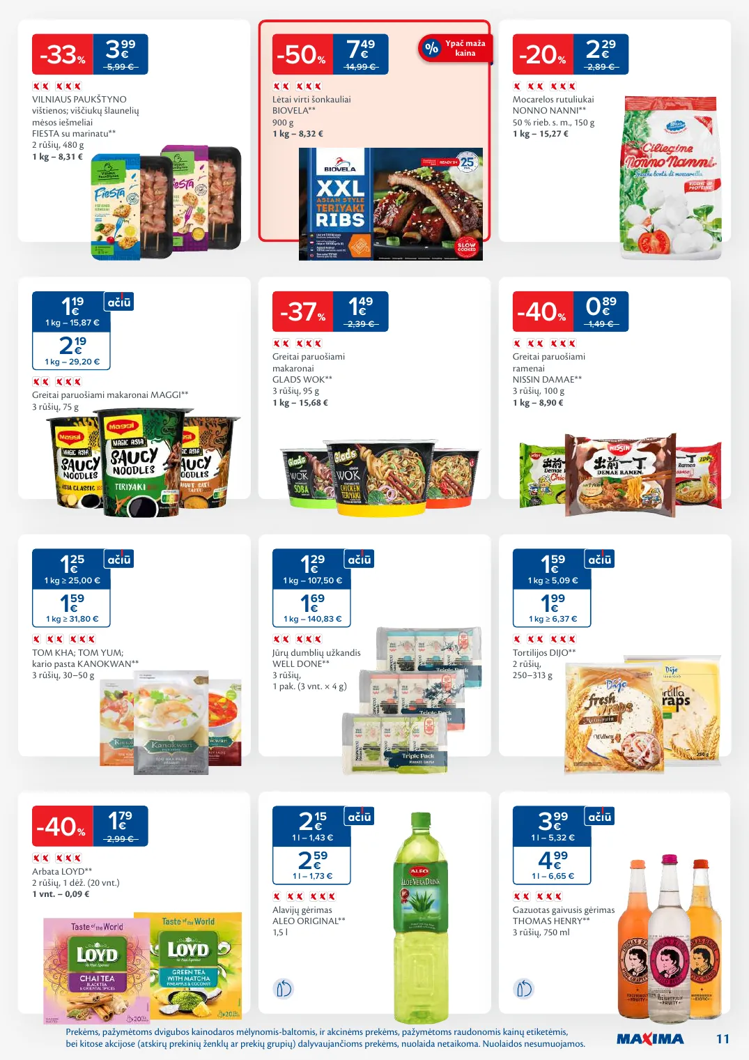 MAXIMA kaininis leidinys Nr. 8 – p.11