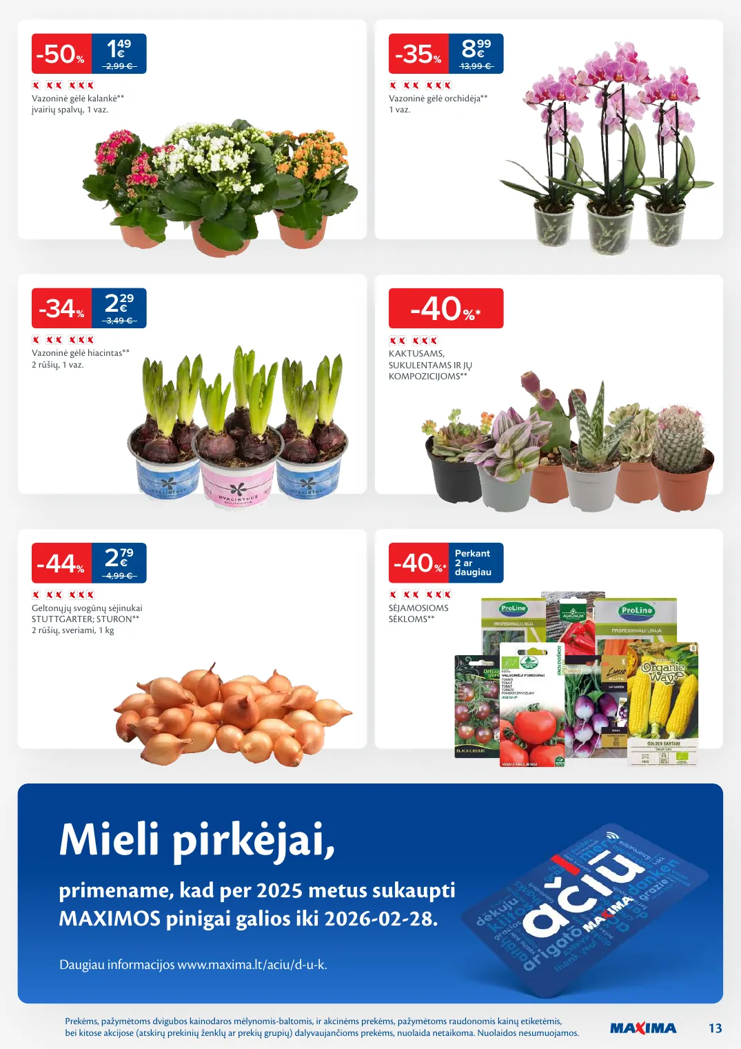 MAXIMA kaininis leidinys Nr. 8 – p.13