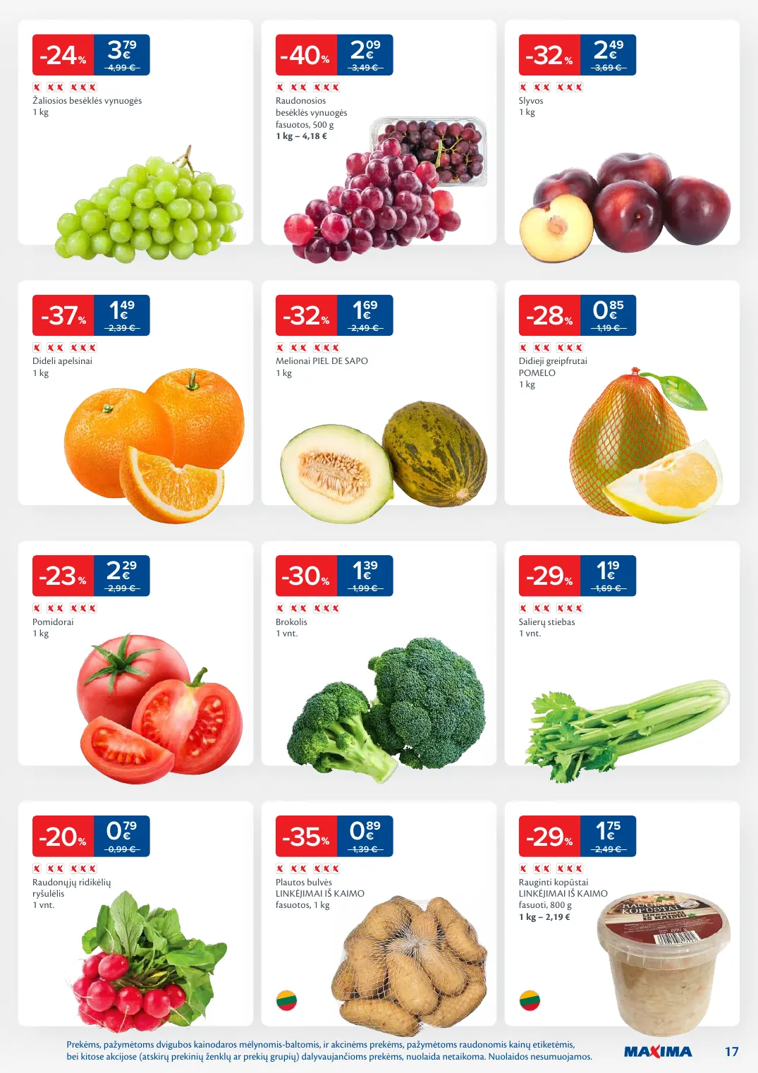 MAXIMA kaininis leidinys Nr. 8 – p.17