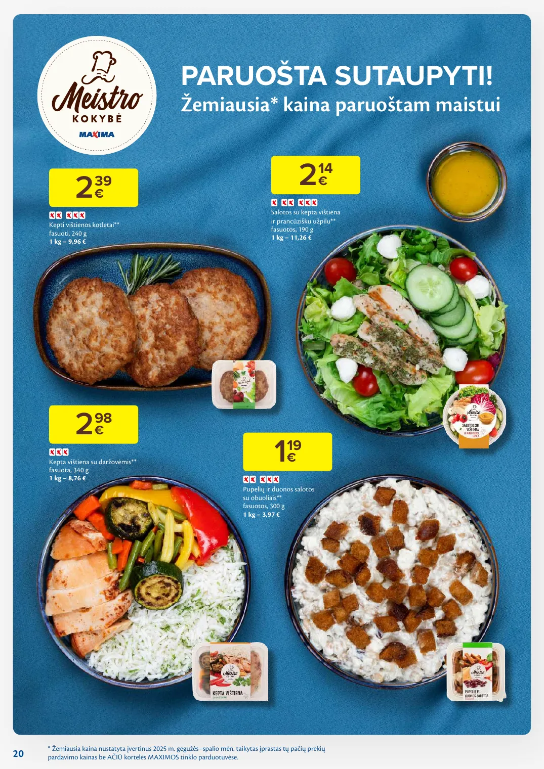 MAXIMA kaininis leidinys Nr. 8 – p.20