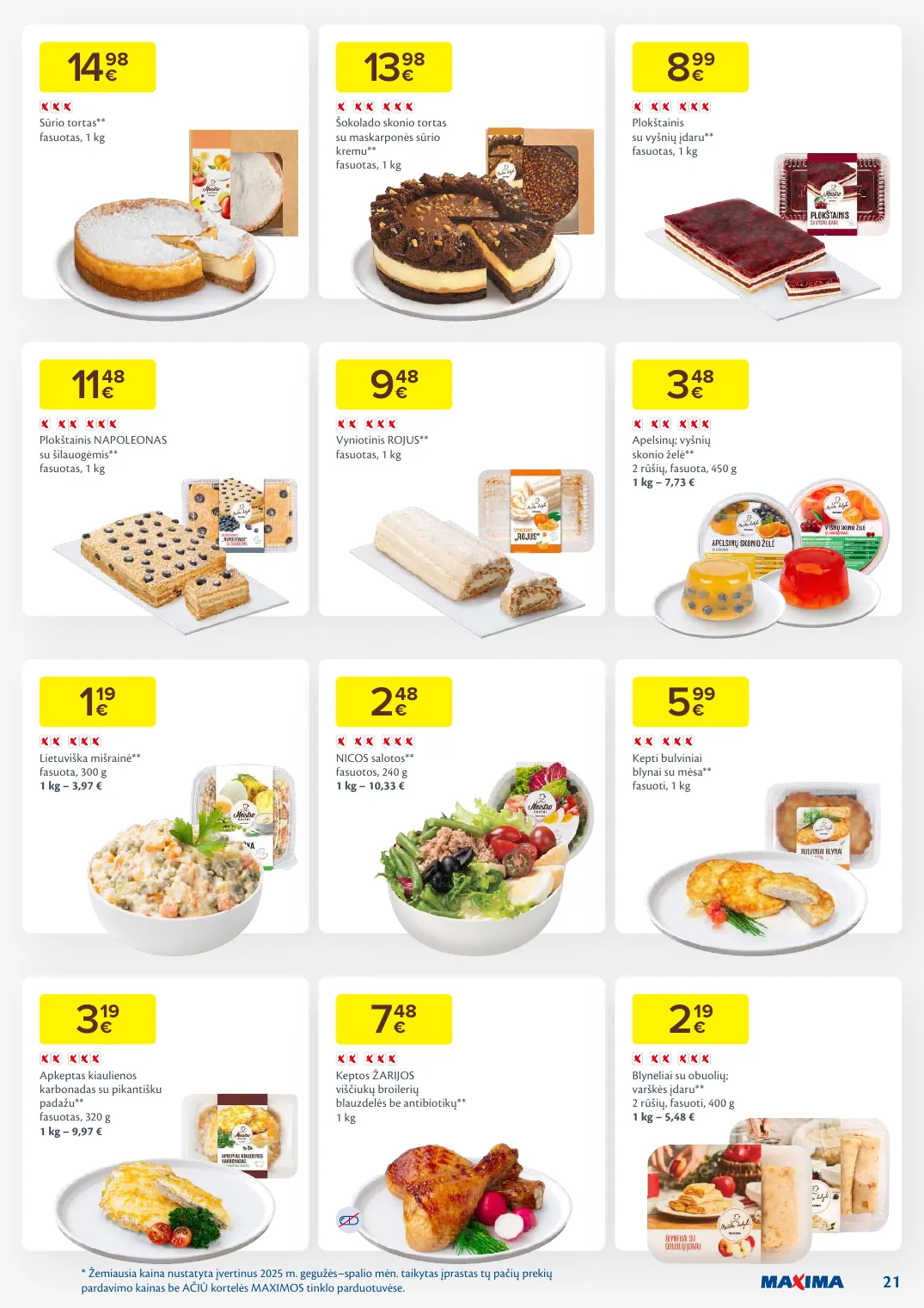 MAXIMA kaininis leidinys Nr. 8 – p.21