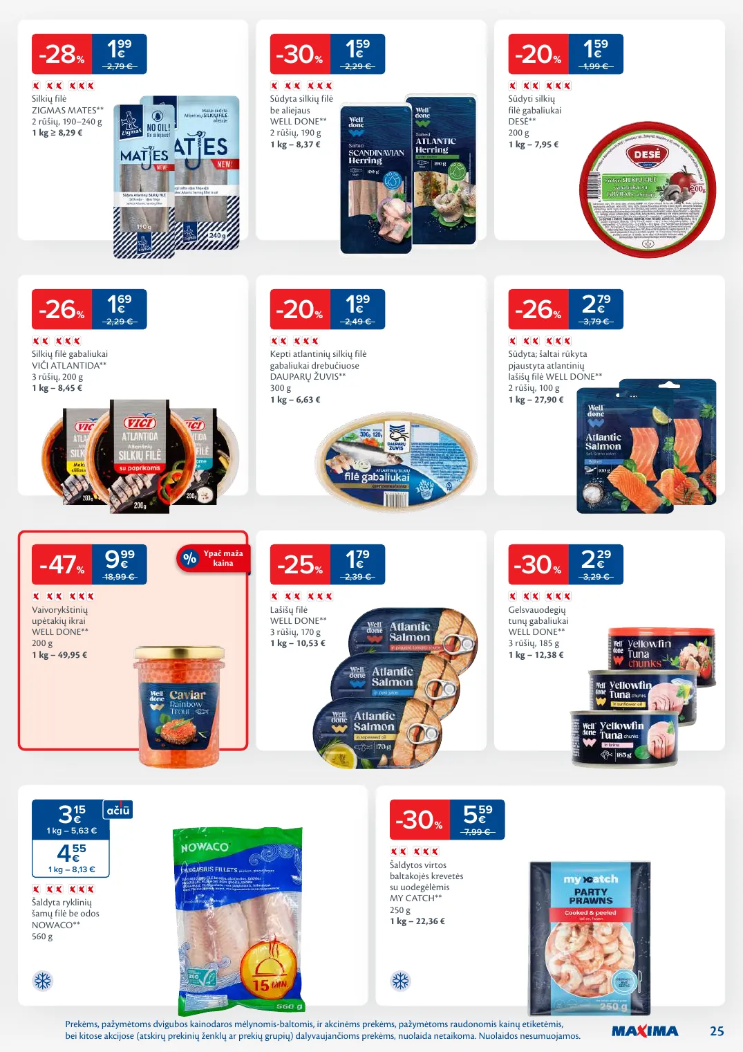 MAXIMA kaininis leidinys Nr. 8 – p.25