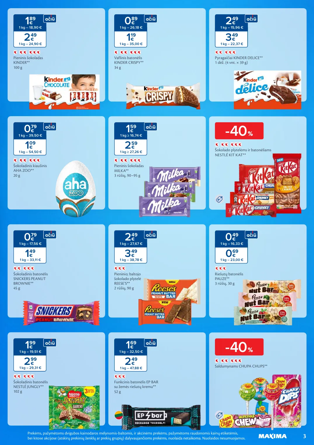 MAXIMA kaininis leidinys Nr. 8 – p.3