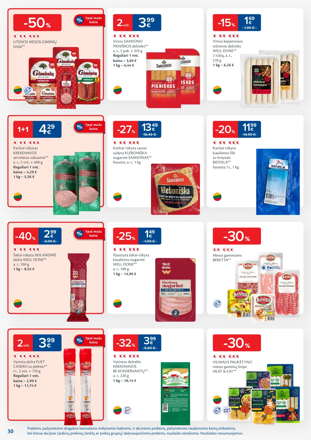 MAXIMA kaininis leidinys Nr. 8 – p.30