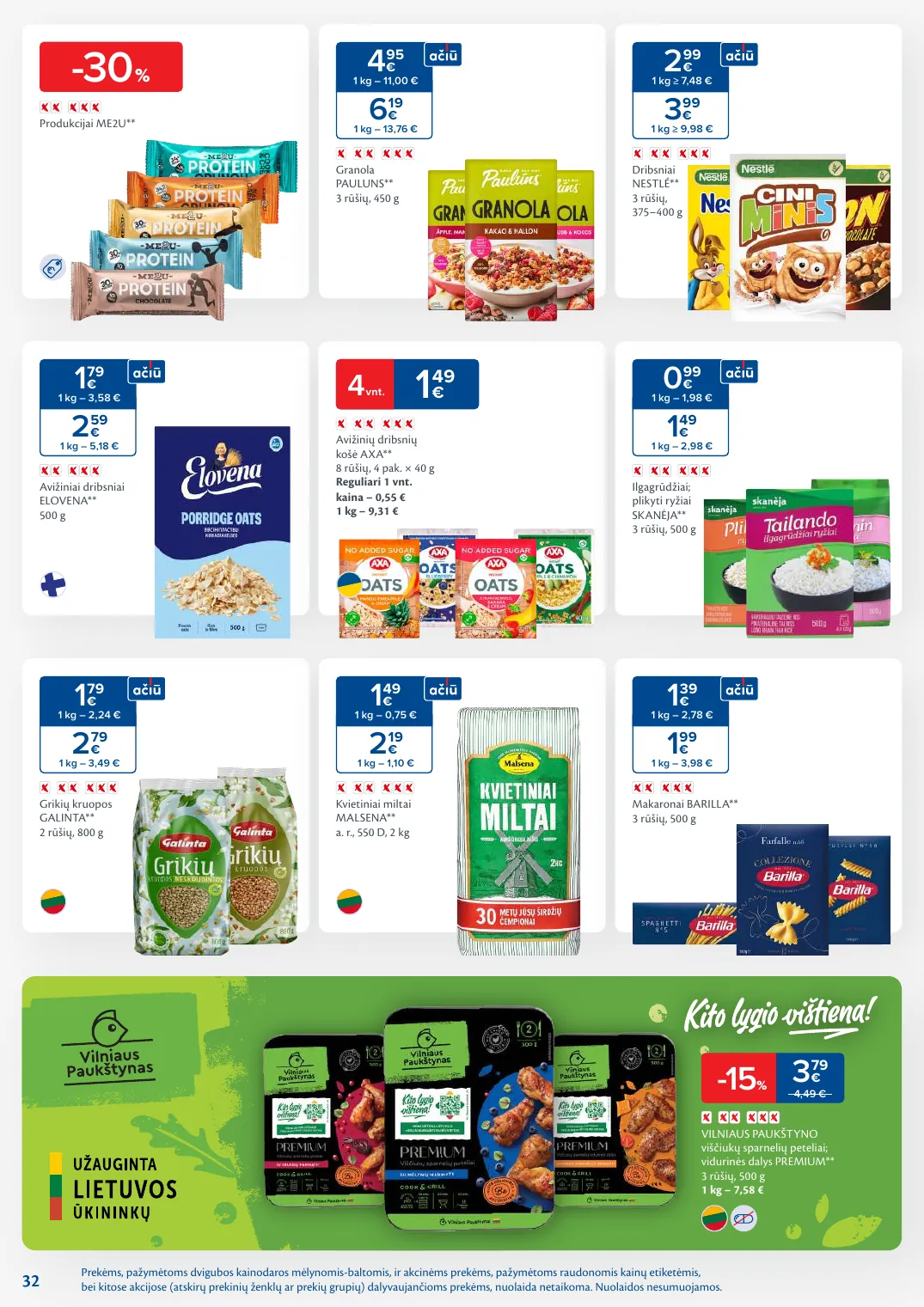 MAXIMA kaininis leidinys Nr. 8 – p.32