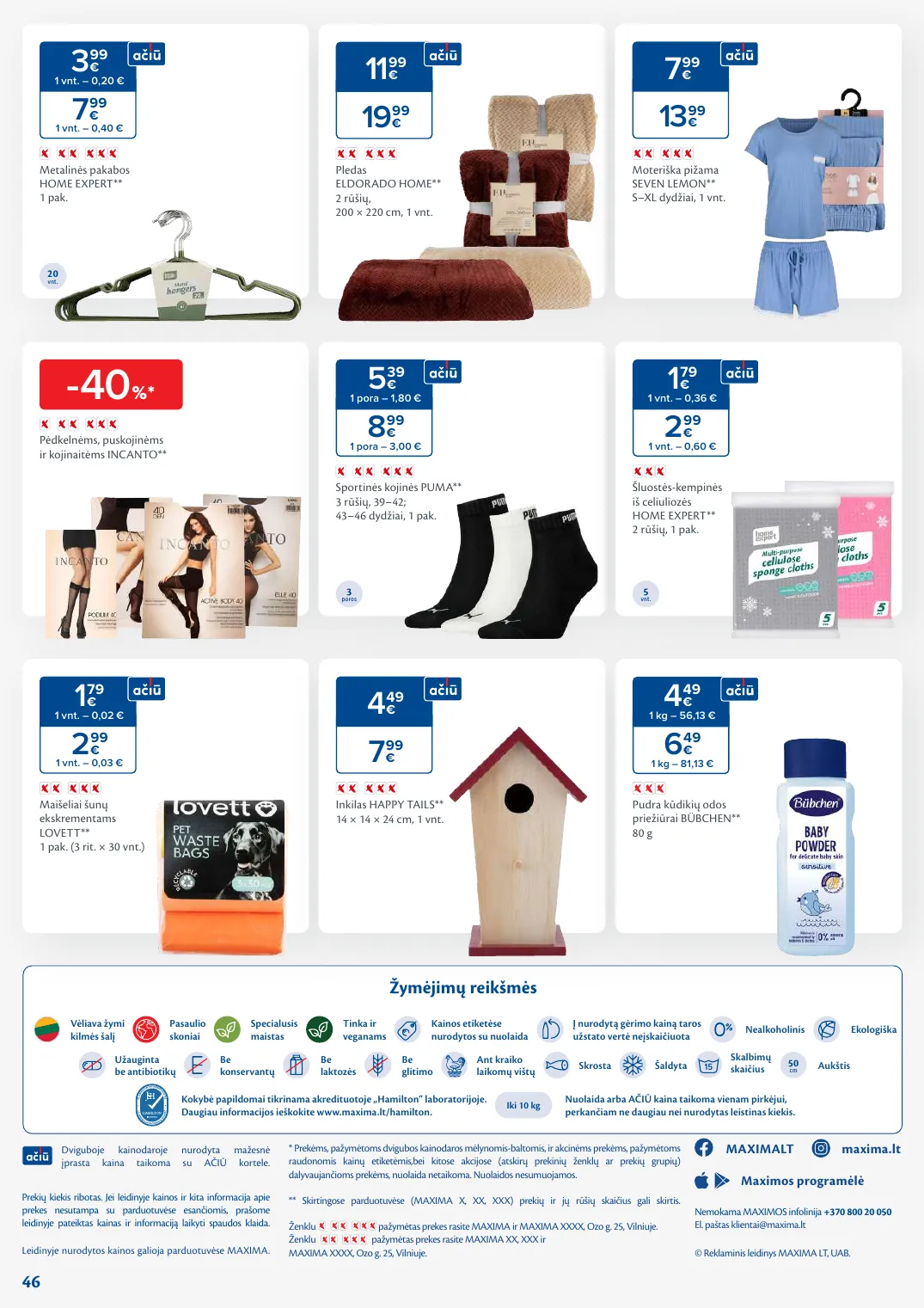 MAXIMA kaininis leidinys Nr. 8 – p.46