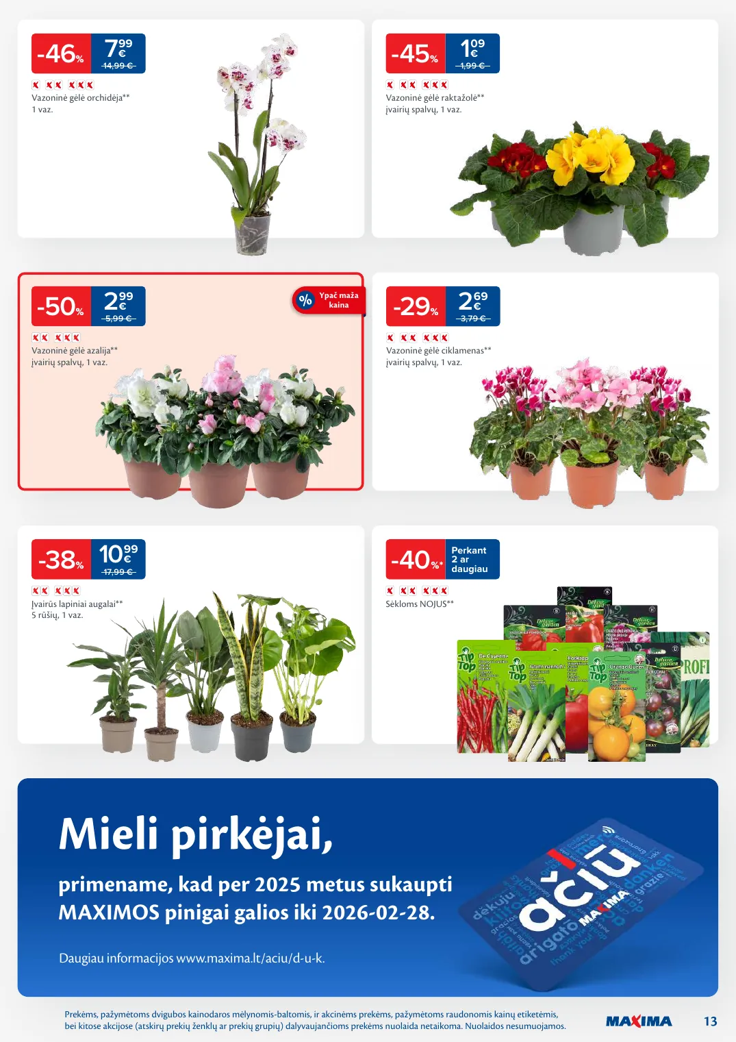 MAXIMA kaininis leidinys Nr. 9 – p.13