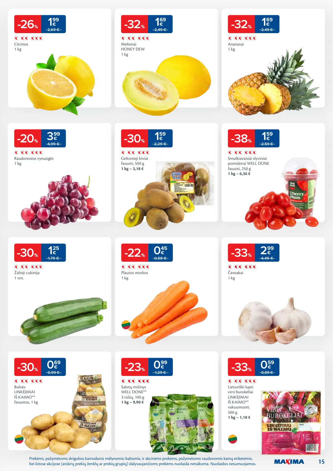 MAXIMA kaininis leidinys Nr. 9 – p.15