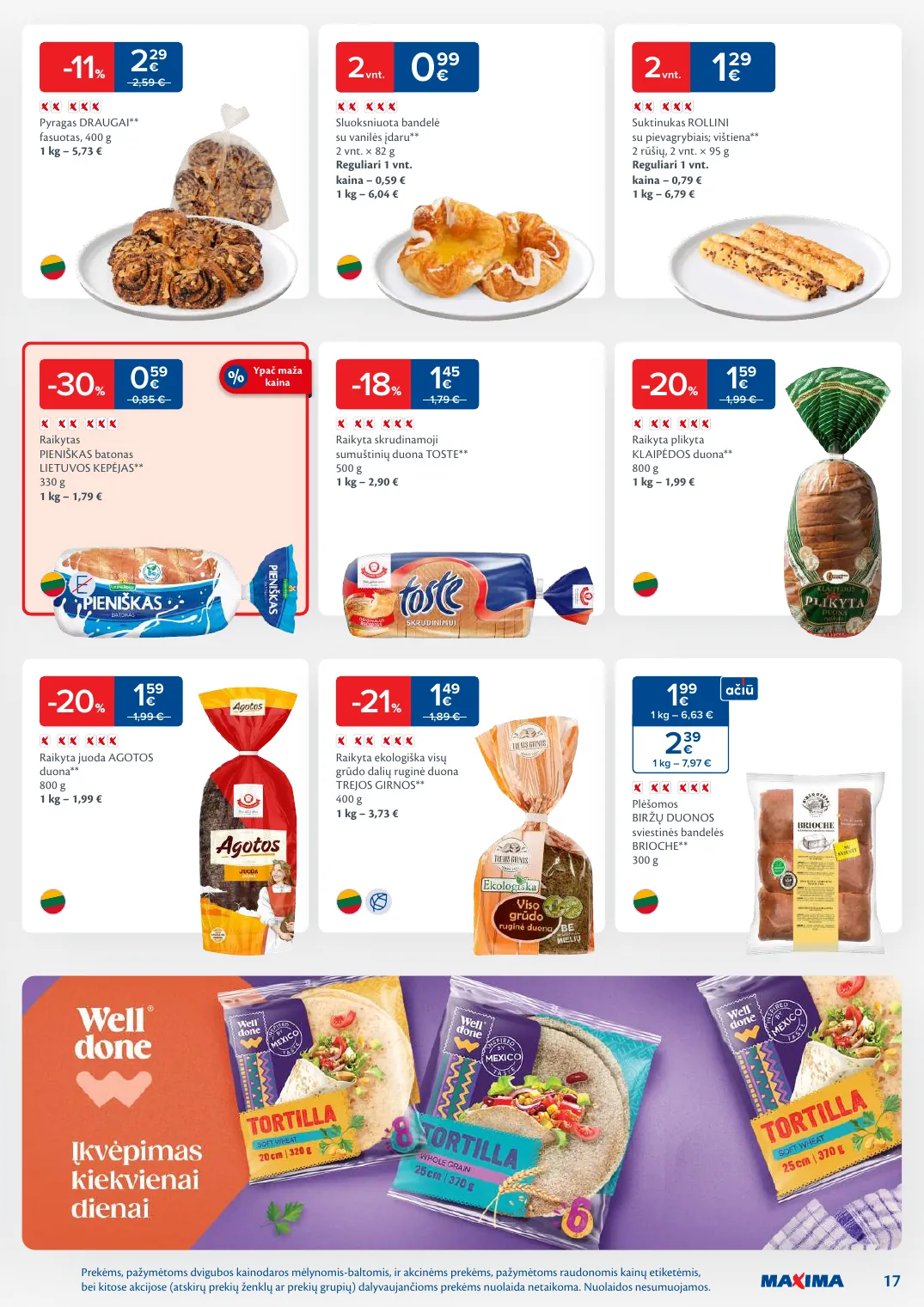 MAXIMA kaininis leidinys Nr. 9 – p.17