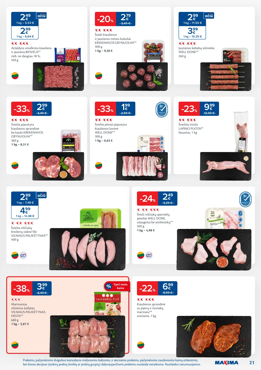 MAXIMA kaininis leidinys Nr. 9 – p.21