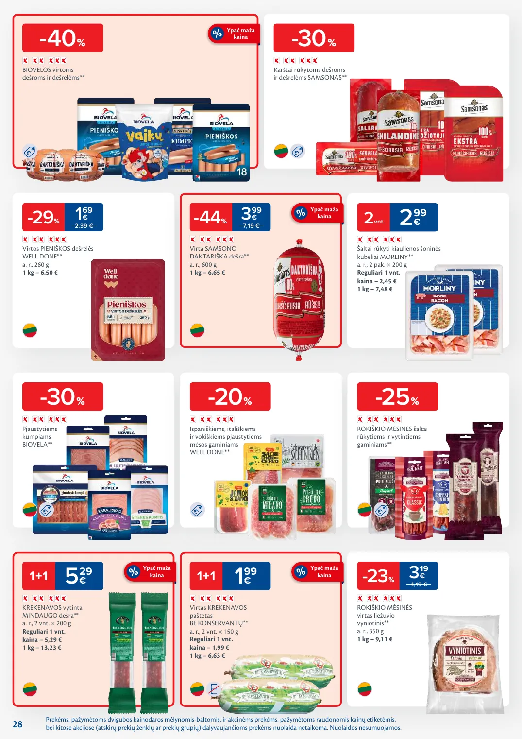 MAXIMA kaininis leidinys Nr. 9 – p.28