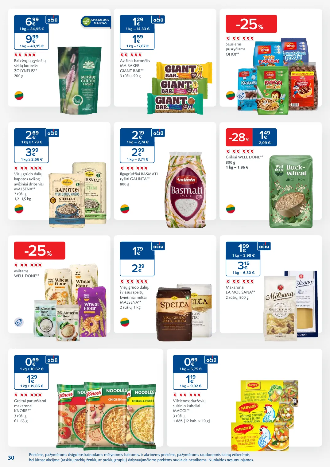 MAXIMA kaininis leidinys Nr. 9 – p.30