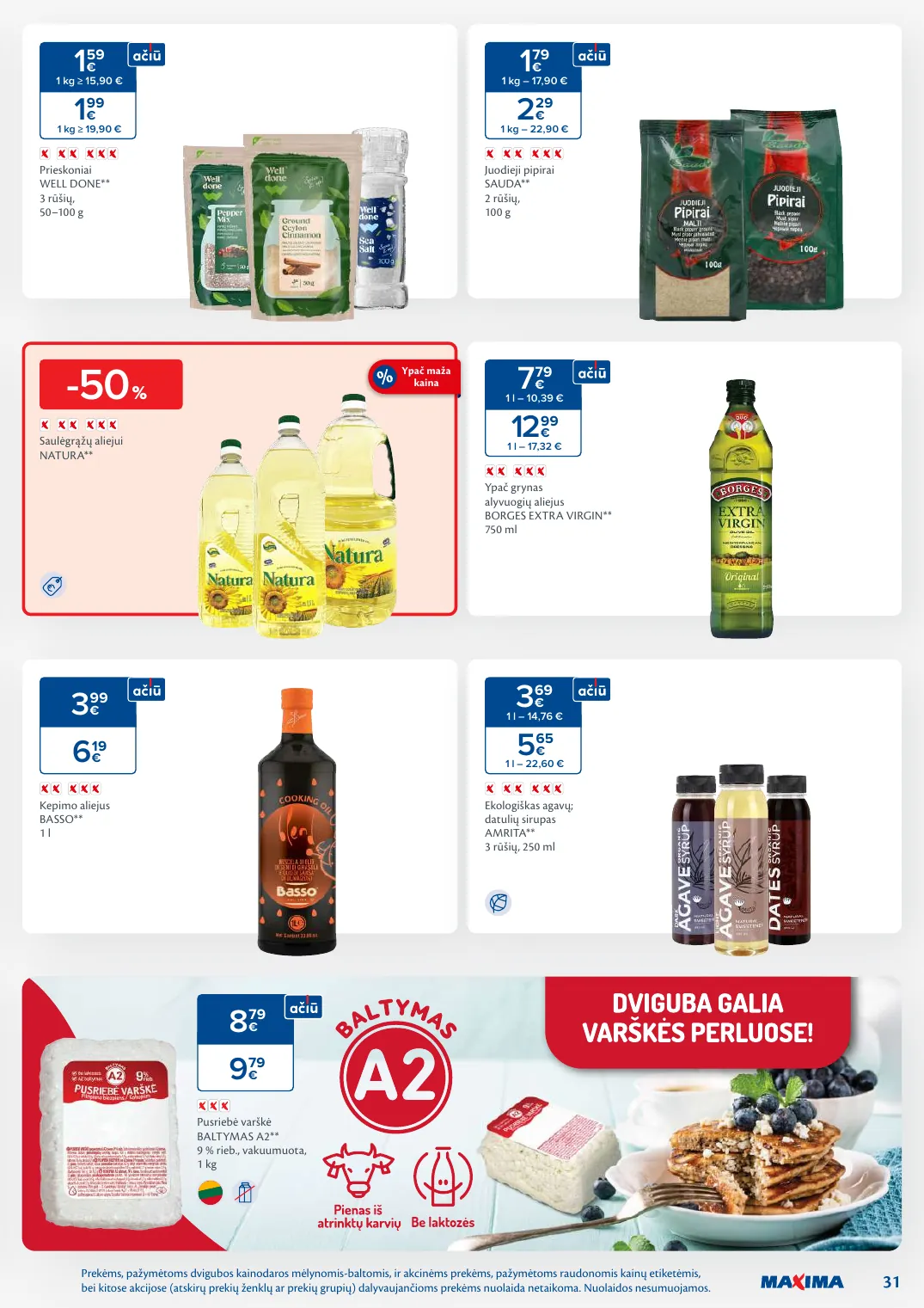 MAXIMA kaininis leidinys Nr. 9 – p.31