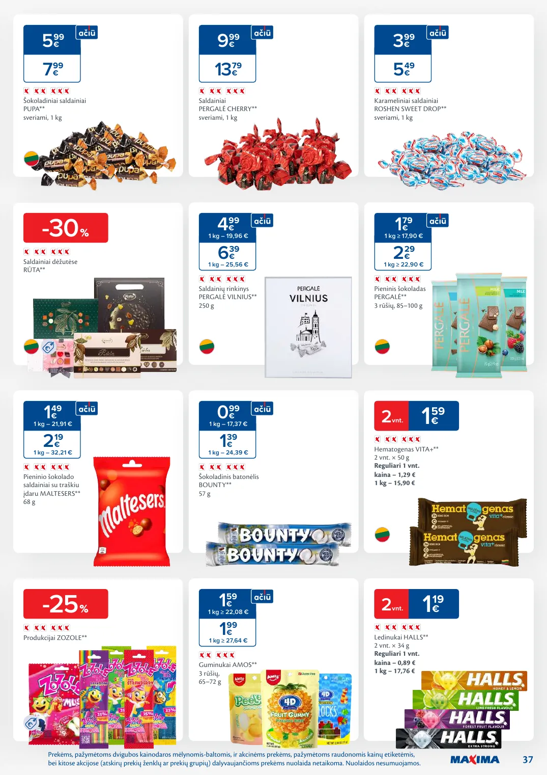 MAXIMA kaininis leidinys Nr. 9 – p.37