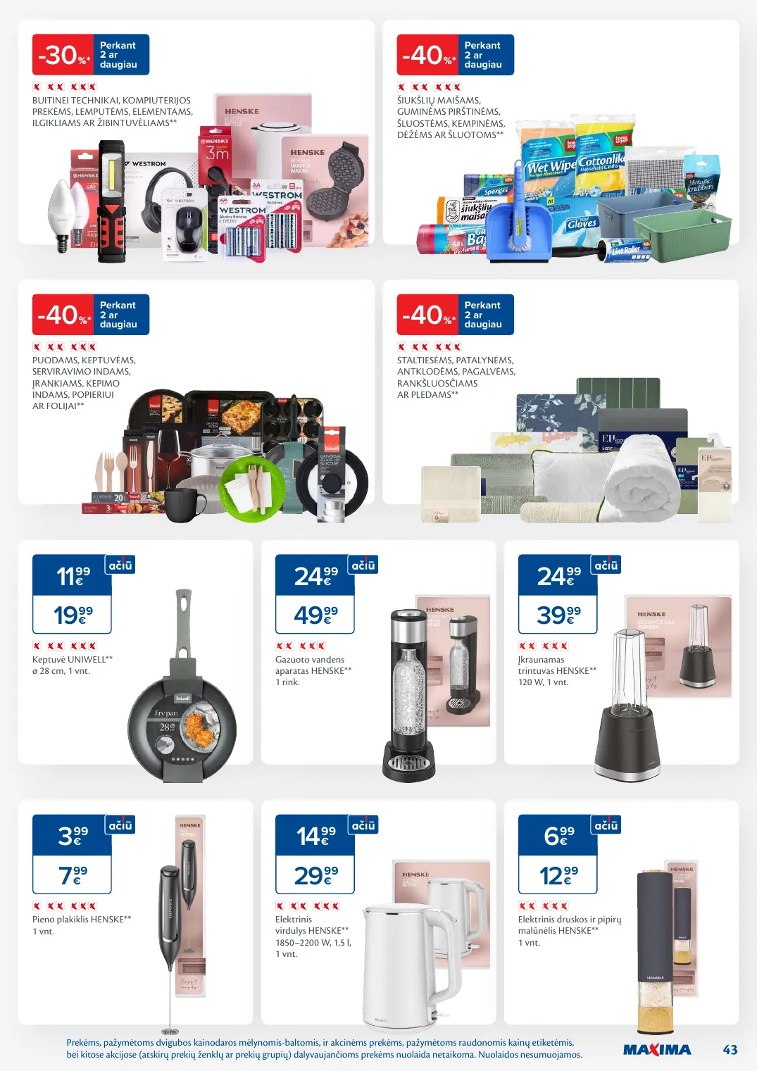 MAXIMA kaininis leidinys Nr. 9 – p.43