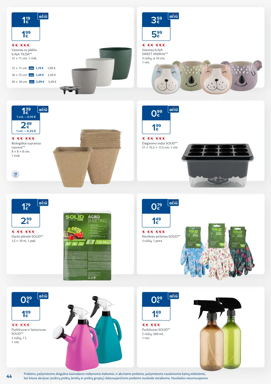 MAXIMA kaininis leidinys Nr. 9 – p.44