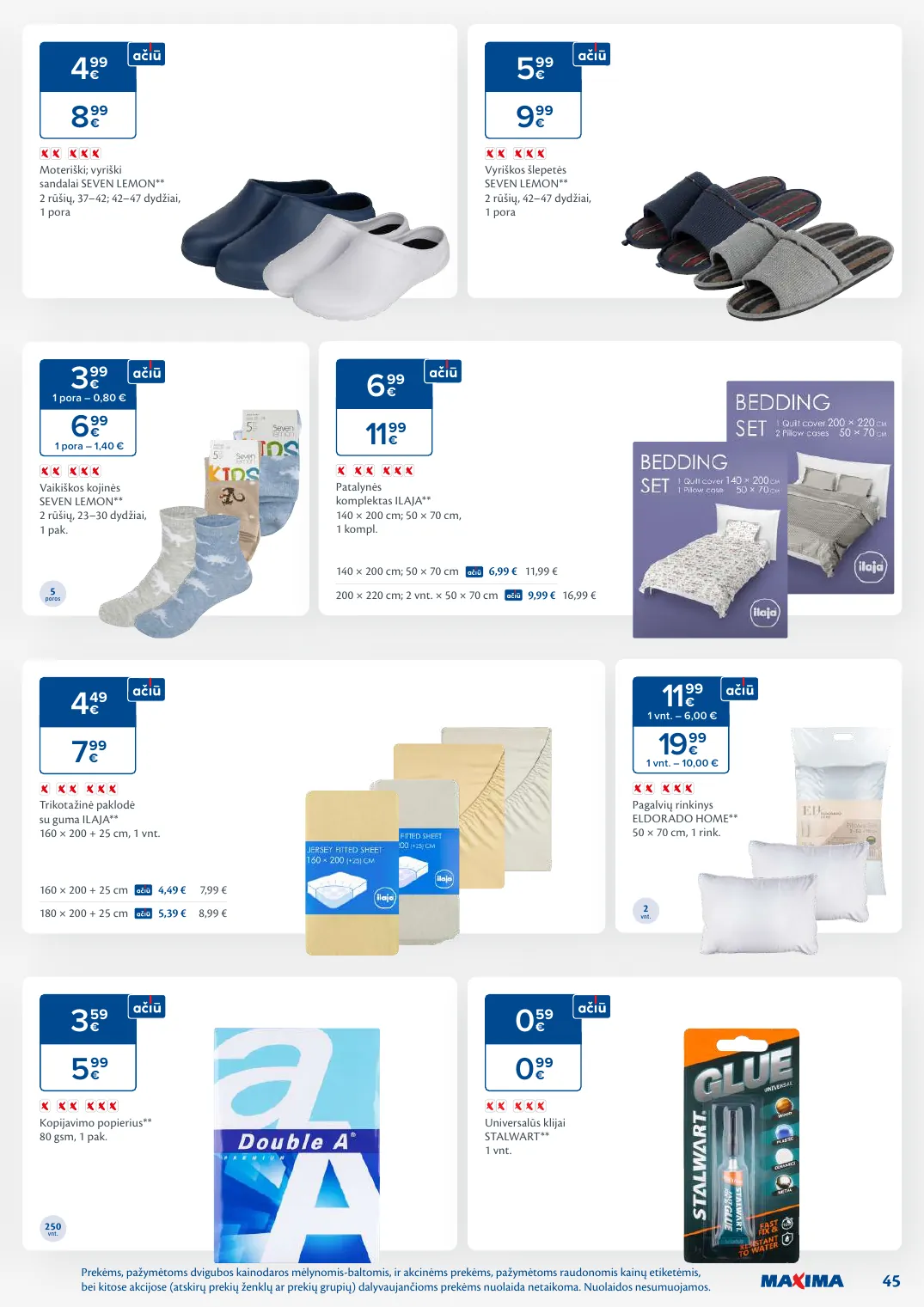 MAXIMA kaininis leidinys Nr. 9 – p.45