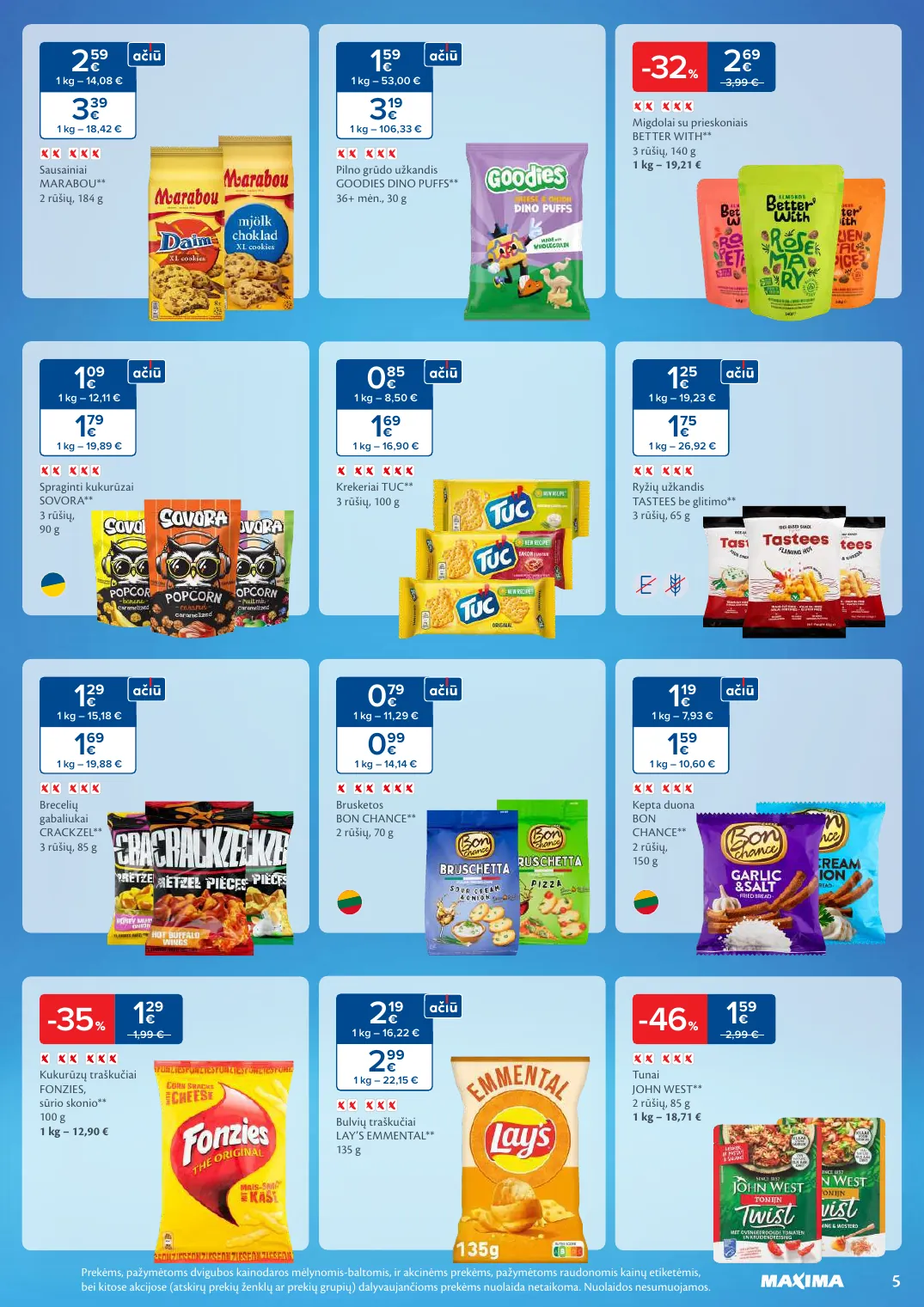 MAXIMA kaininis leidinys Nr. 9 – p.5