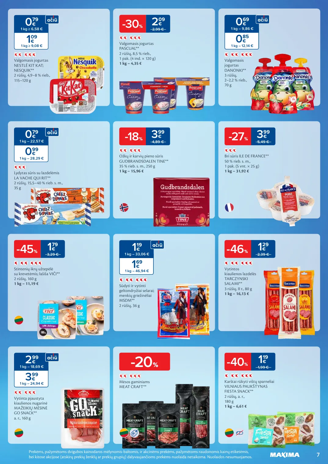 MAXIMA kaininis leidinys Nr. 9 – p.7