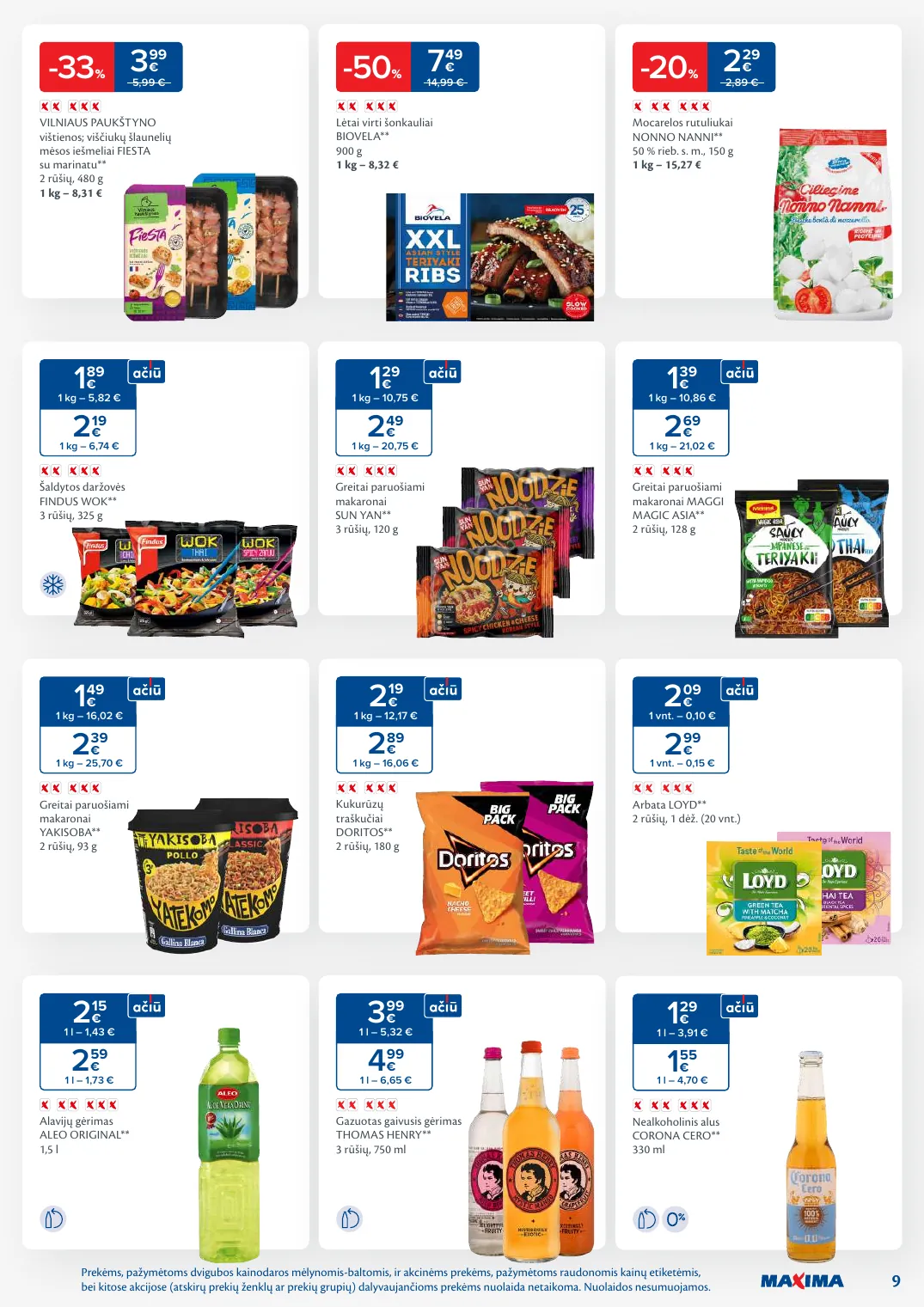 MAXIMA kaininis leidinys Nr. 9 – p.9