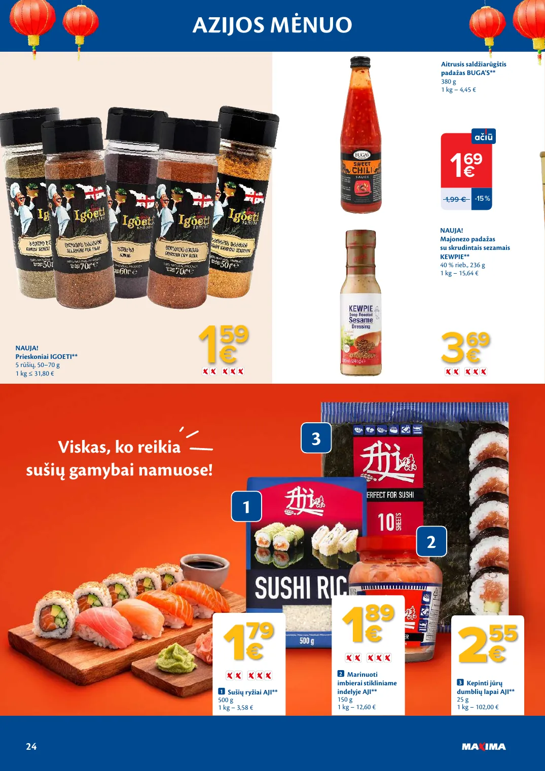 Maxima AZIJOS MĖNUO – p.24