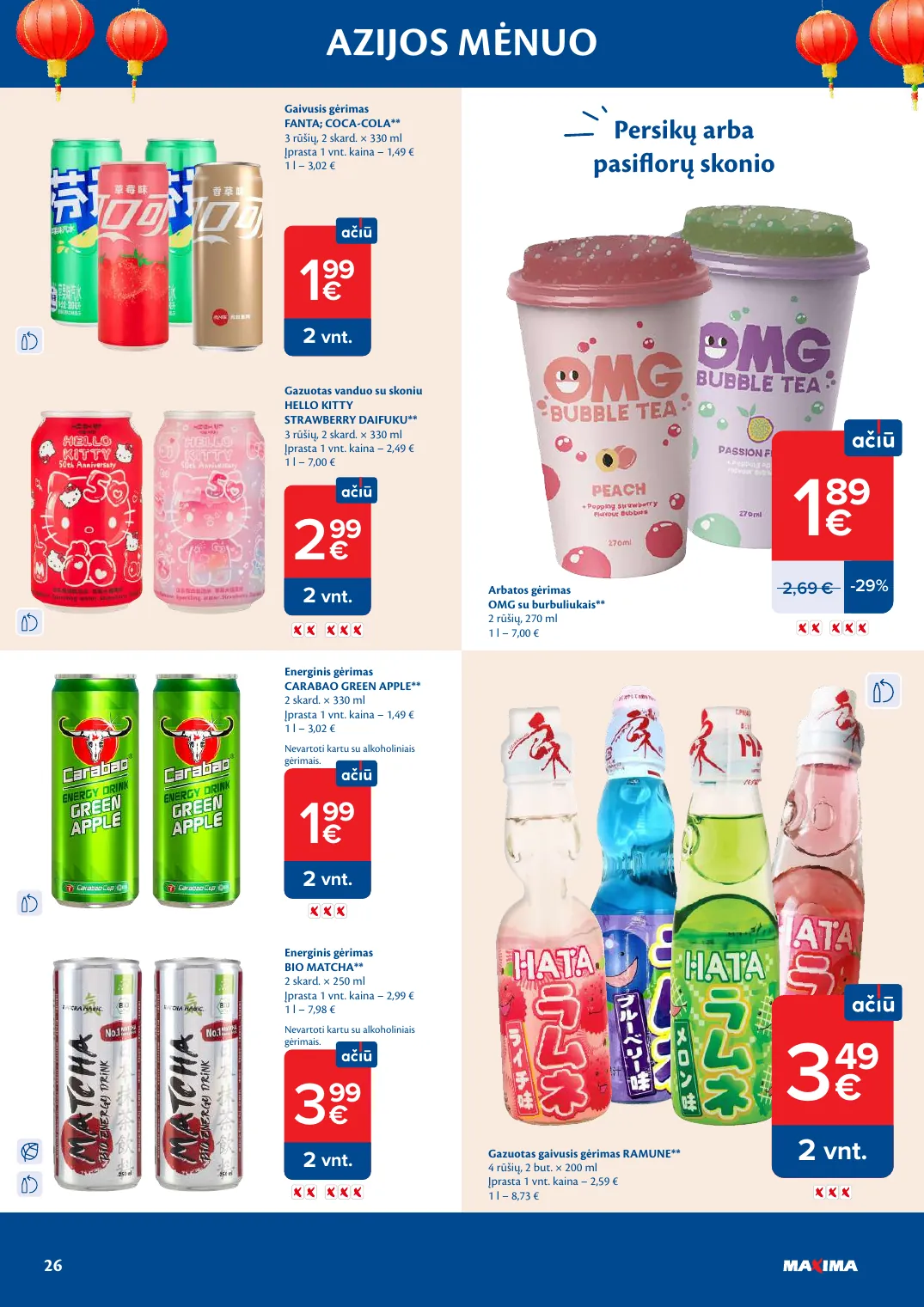 Maxima AZIJOS MĖNUO – p.26