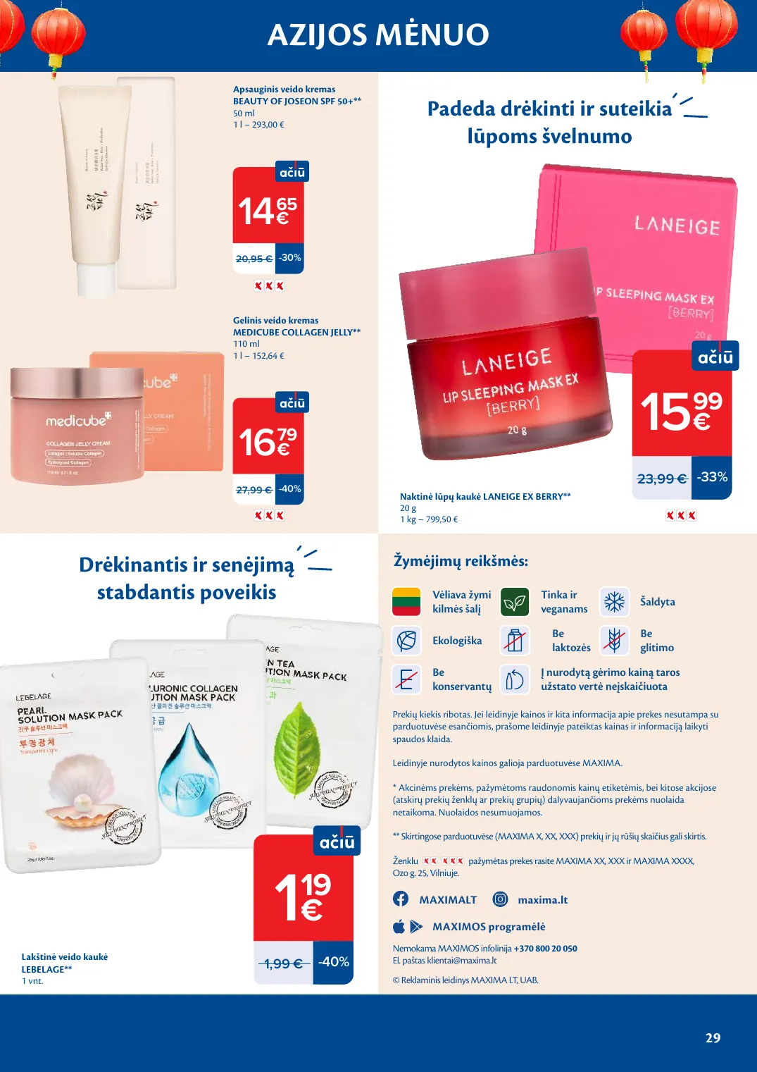 Maxima AZIJOS MĖNUO – p.29