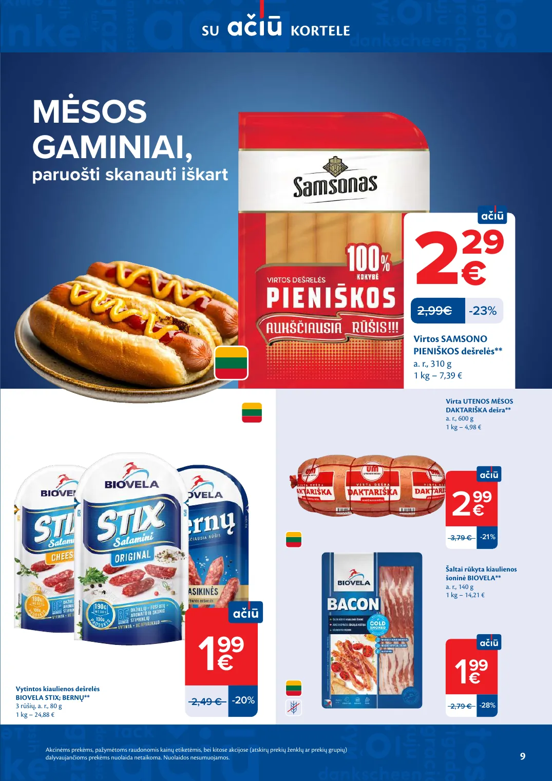 Maxima AČIŪ akcijų leidinys Nr. 11 – p.9