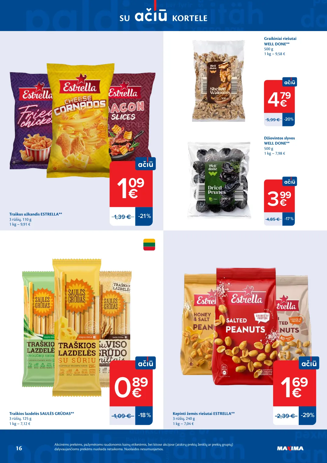 Maxima AČIŪ akcijų leidinys Nr. 12 – p.16