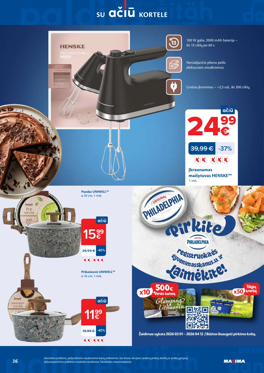 Maxima AČIŪ akcijų leidinys Nr. 12 – p.26