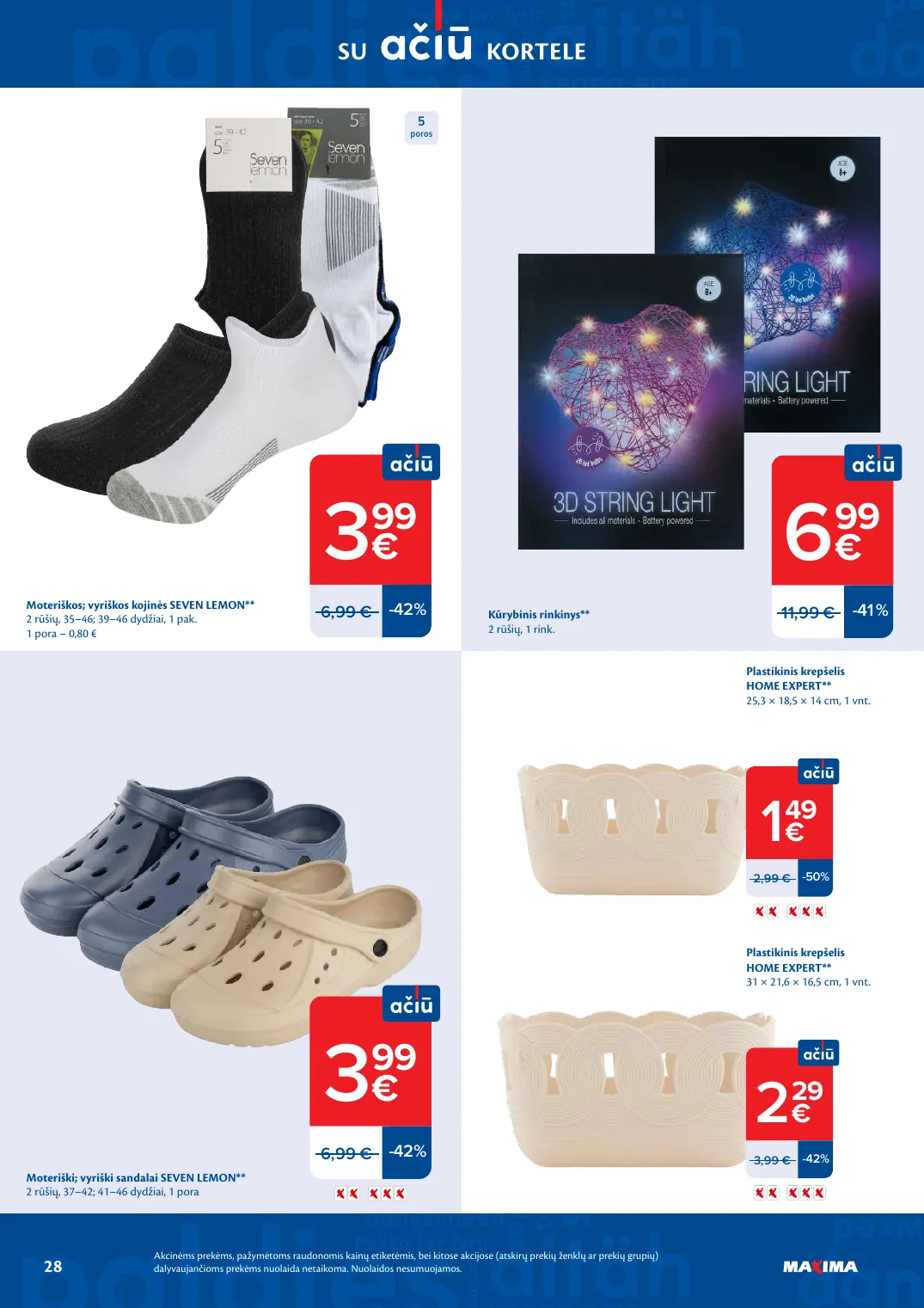 Maxima AČIŪ akcijų leidinys Nr. 12 – p.28