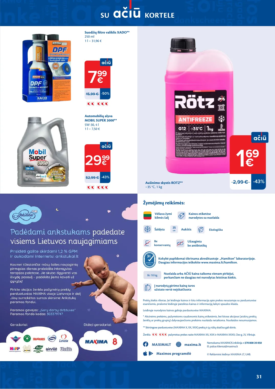 Maxima AČIŪ akcijų leidinys Nr. 12 – p.31