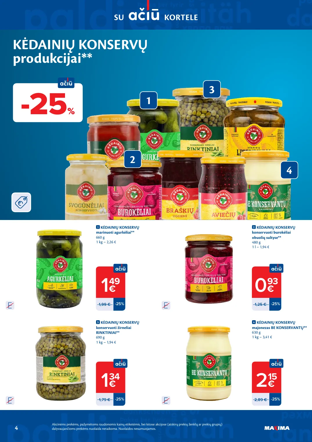 Maxima AČIŪ akcijų leidinys Nr. 14 – p.4