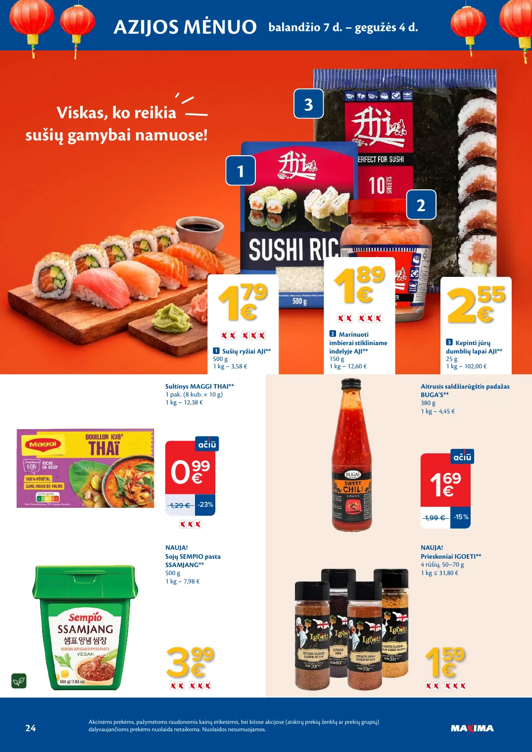 Maxima AČIŪ akcijų leidinys Nr. 16 – p.24