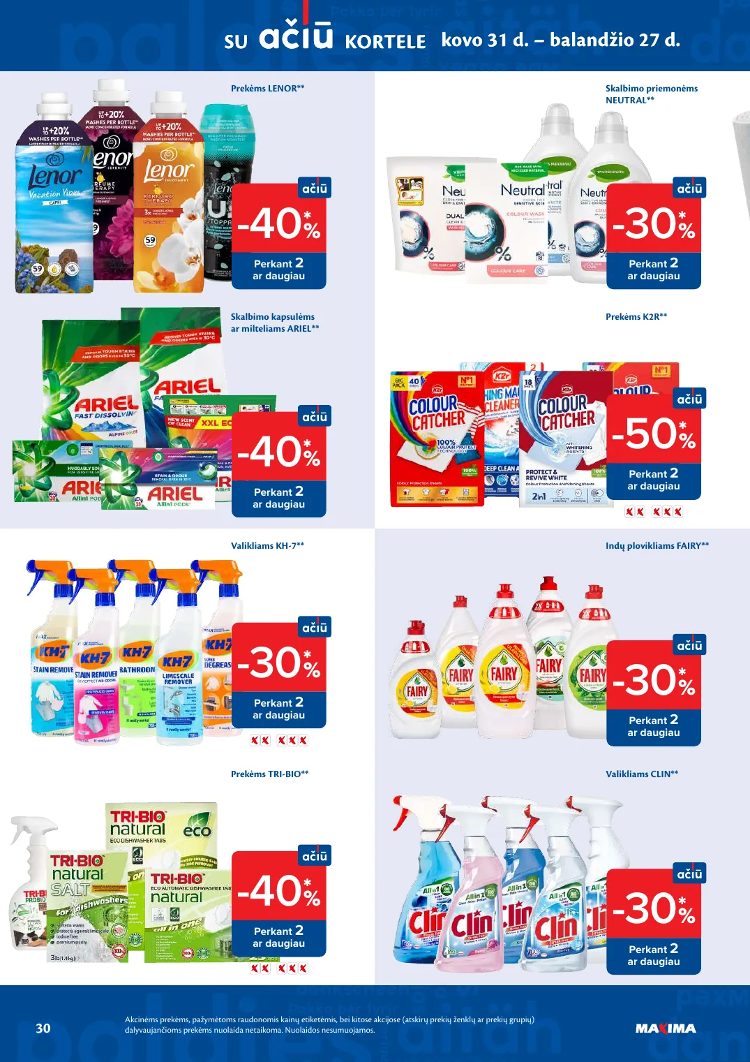 Maxima AČIŪ akcijų leidinys Nr. 16 – p.30