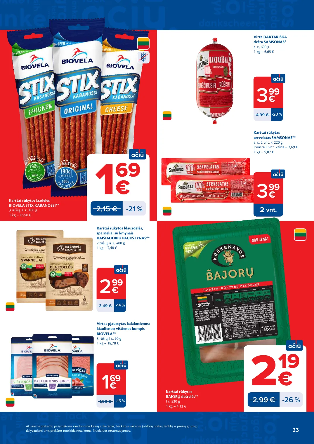 Maxima AČIŪ savaitinis leidinys Nr. 20 – p.23