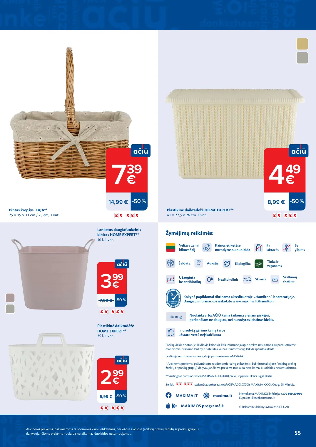 Maxima AČIŪ savaitinis leidinys Nr. 20 – p.55