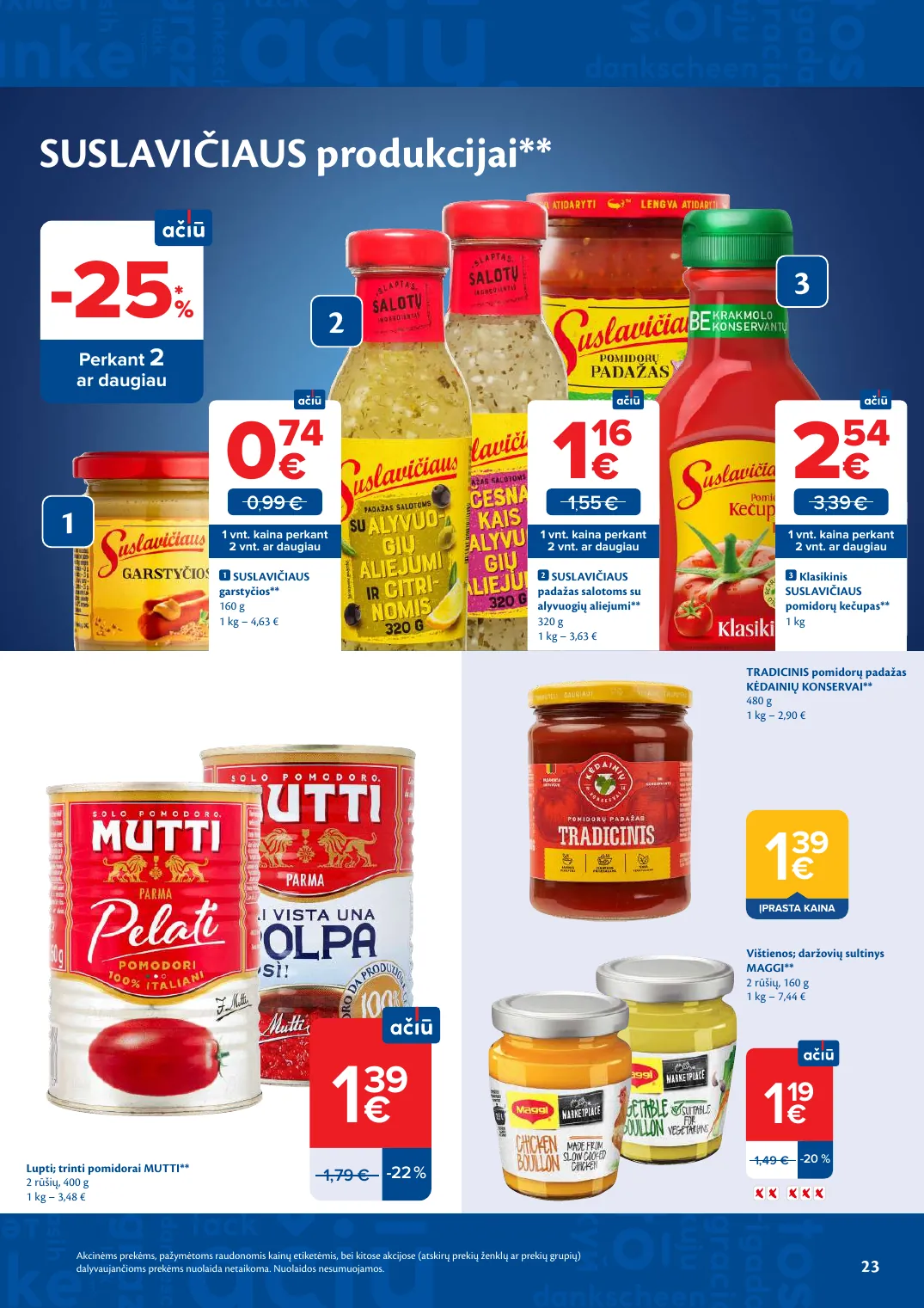 Maxima AČIŪ savaitinis leidinys Nr. 21 – p.23