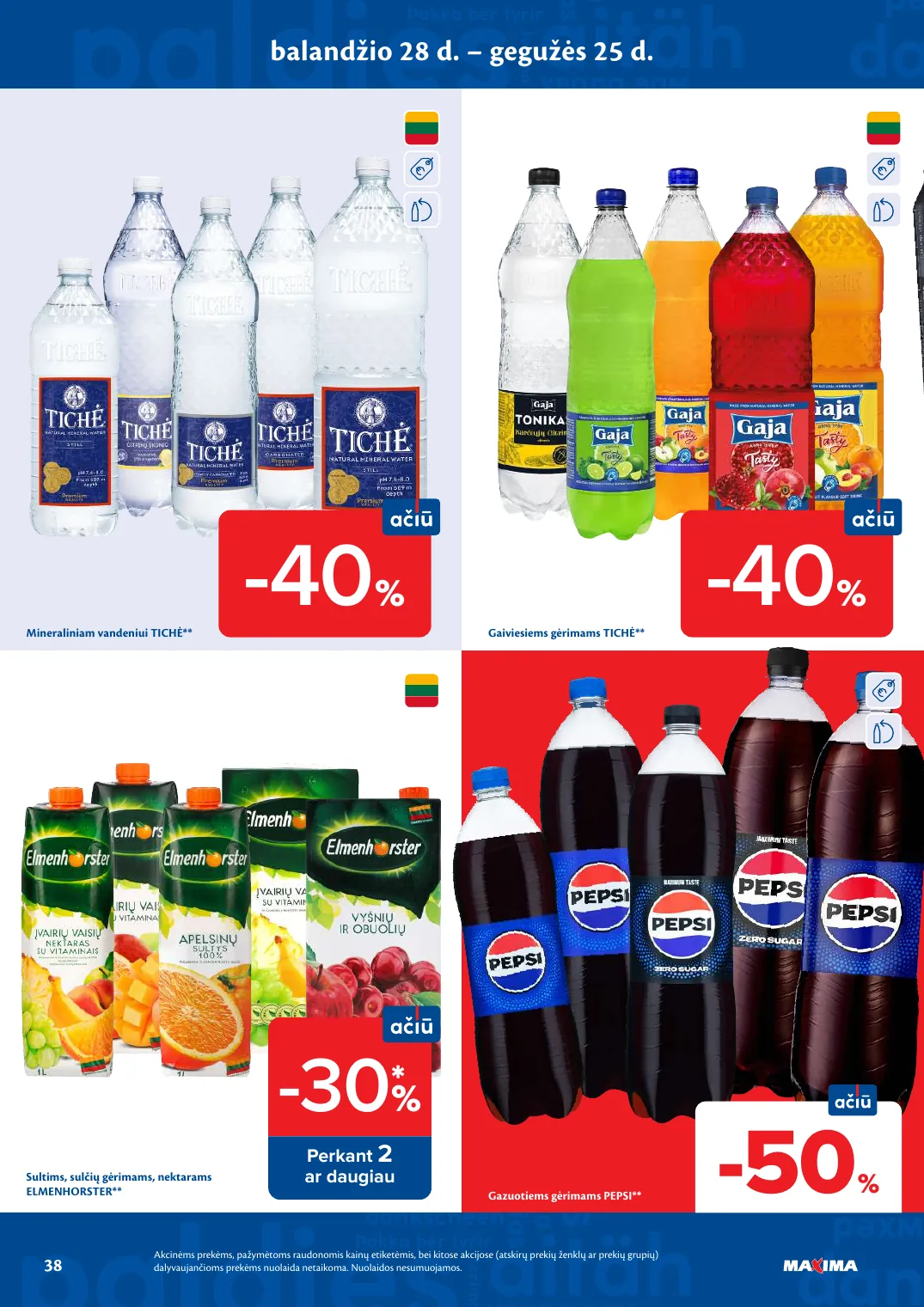Maxima AČIŪ savaitinis leidinys Nr. 21 – p.38