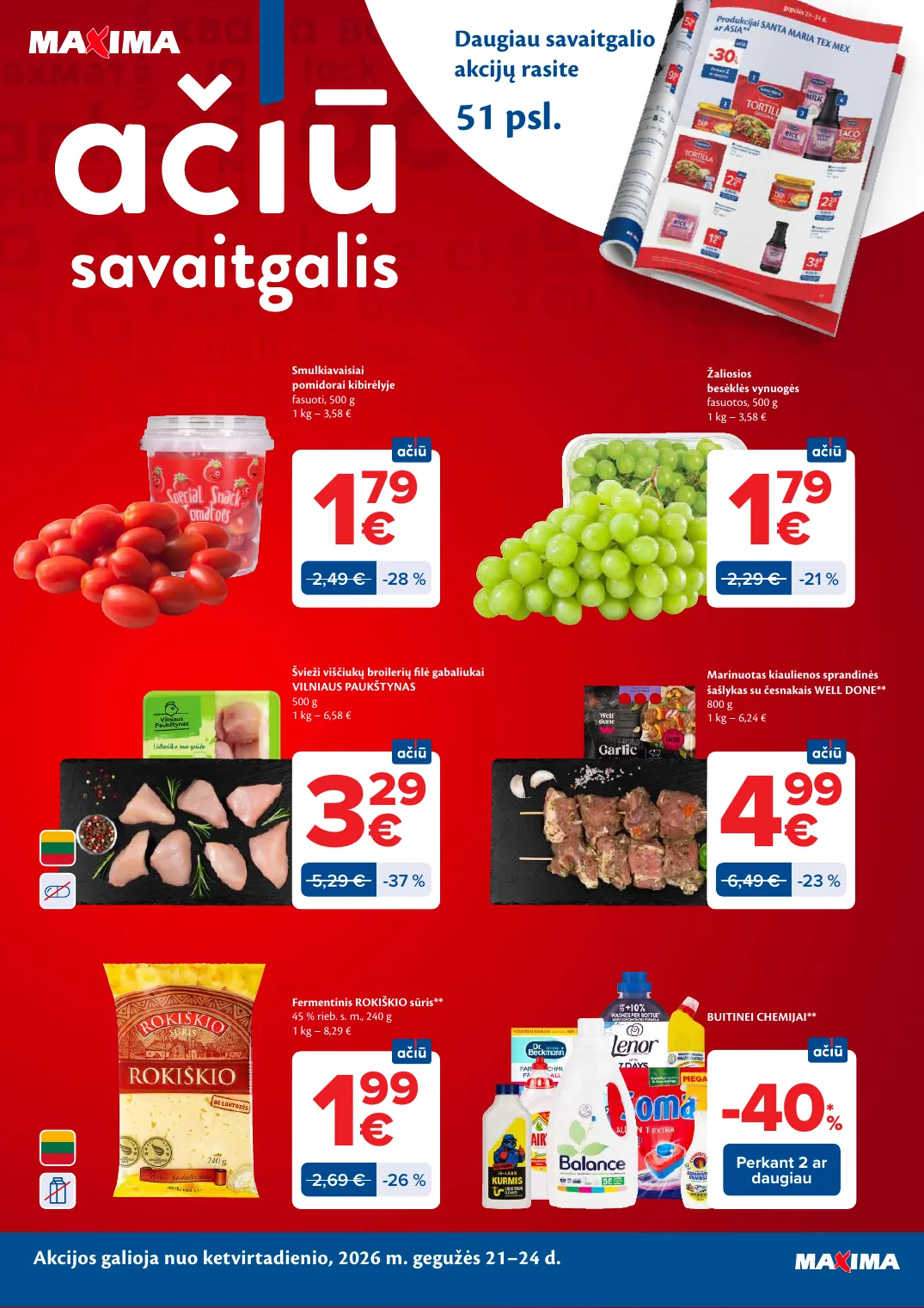 Maxima AČIŪ savaitinis leidinys Nr. 21 – p.52