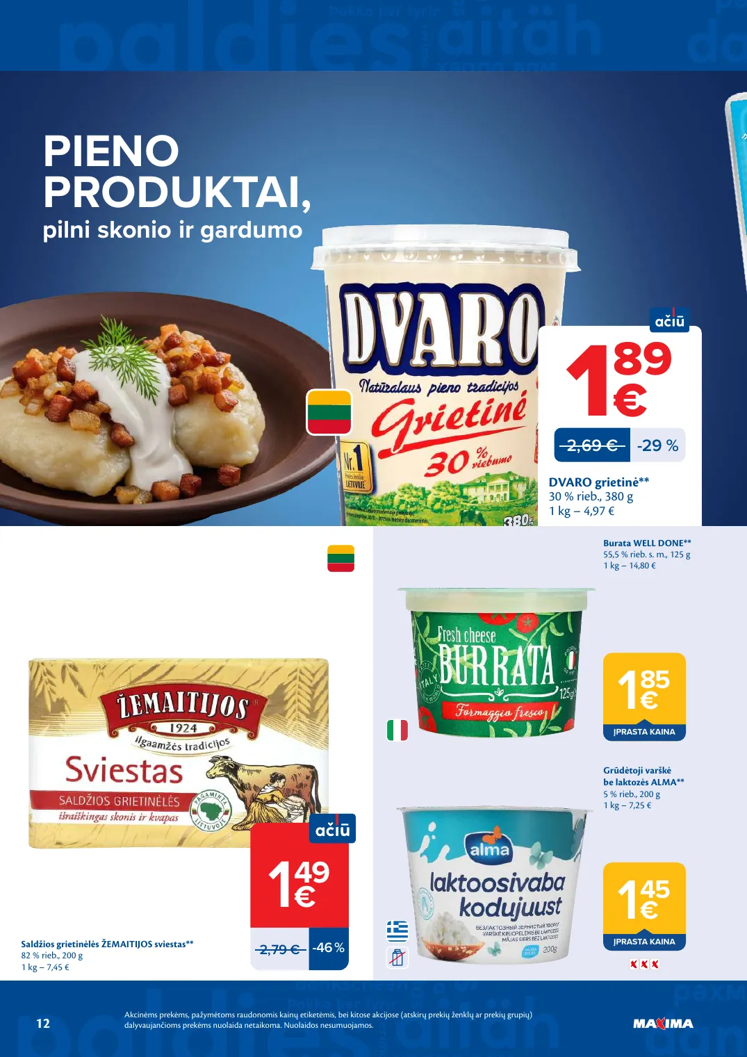 Maxima AČIŪ savaitinis leidinys Nr. 22 – p.12
