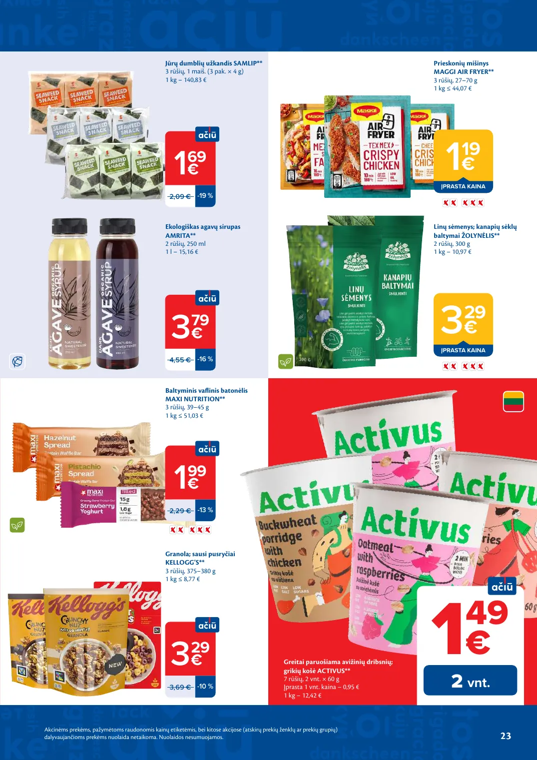 Maxima AČIŪ savaitinis leidinys Nr. 22 – p.23