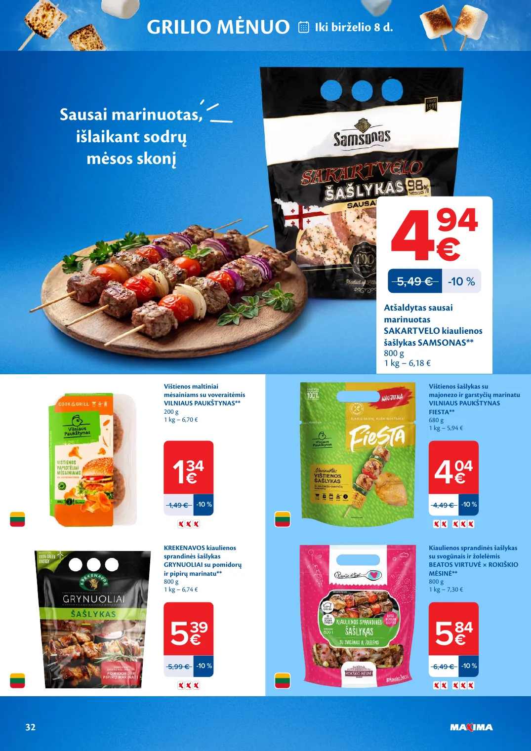 Maxima AČIŪ savaitinis leidinys Nr. 22 – p.32