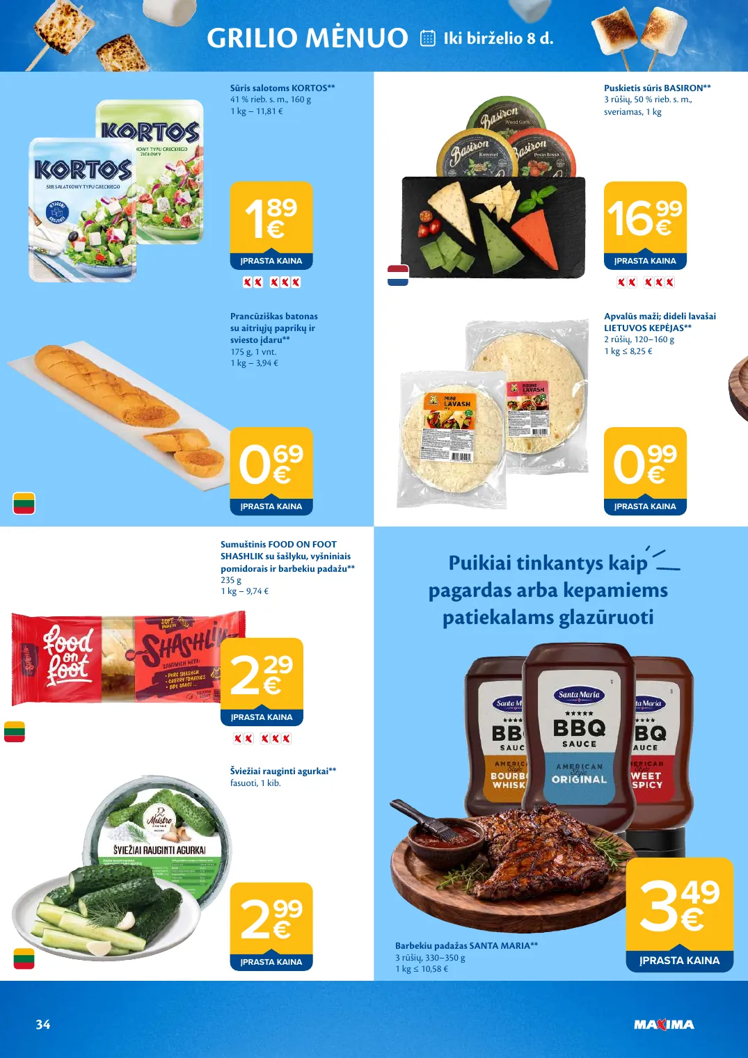 Maxima AČIŪ savaitinis leidinys Nr. 22 – p.34