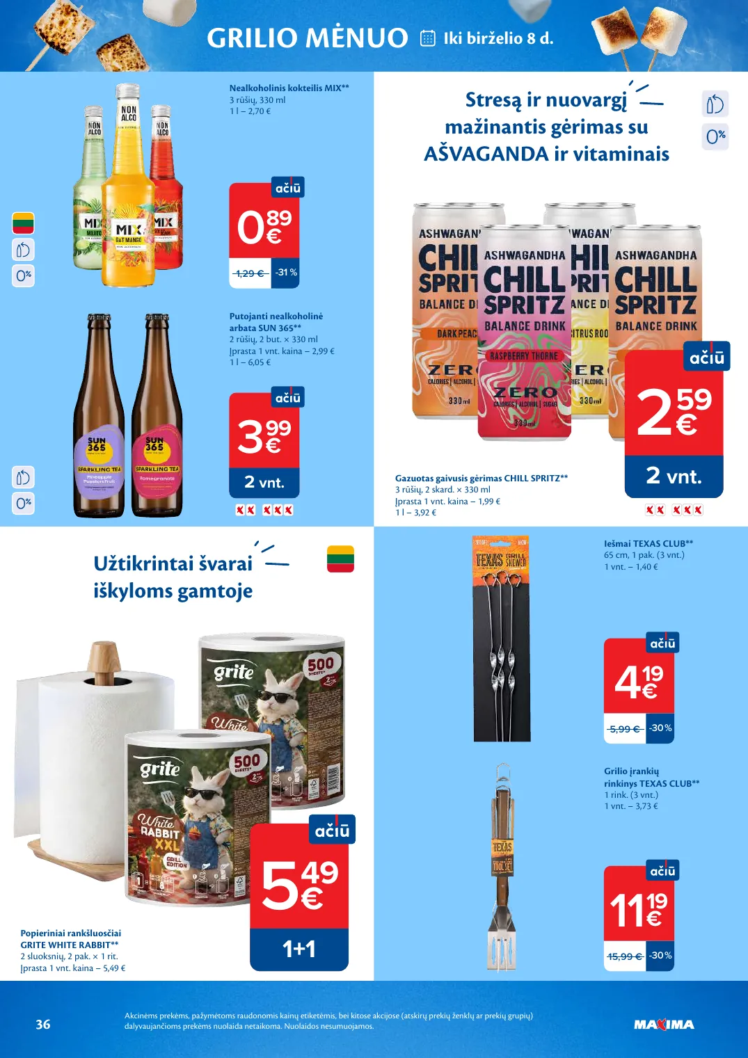 Maxima AČIŪ savaitinis leidinys Nr. 22 – p.36