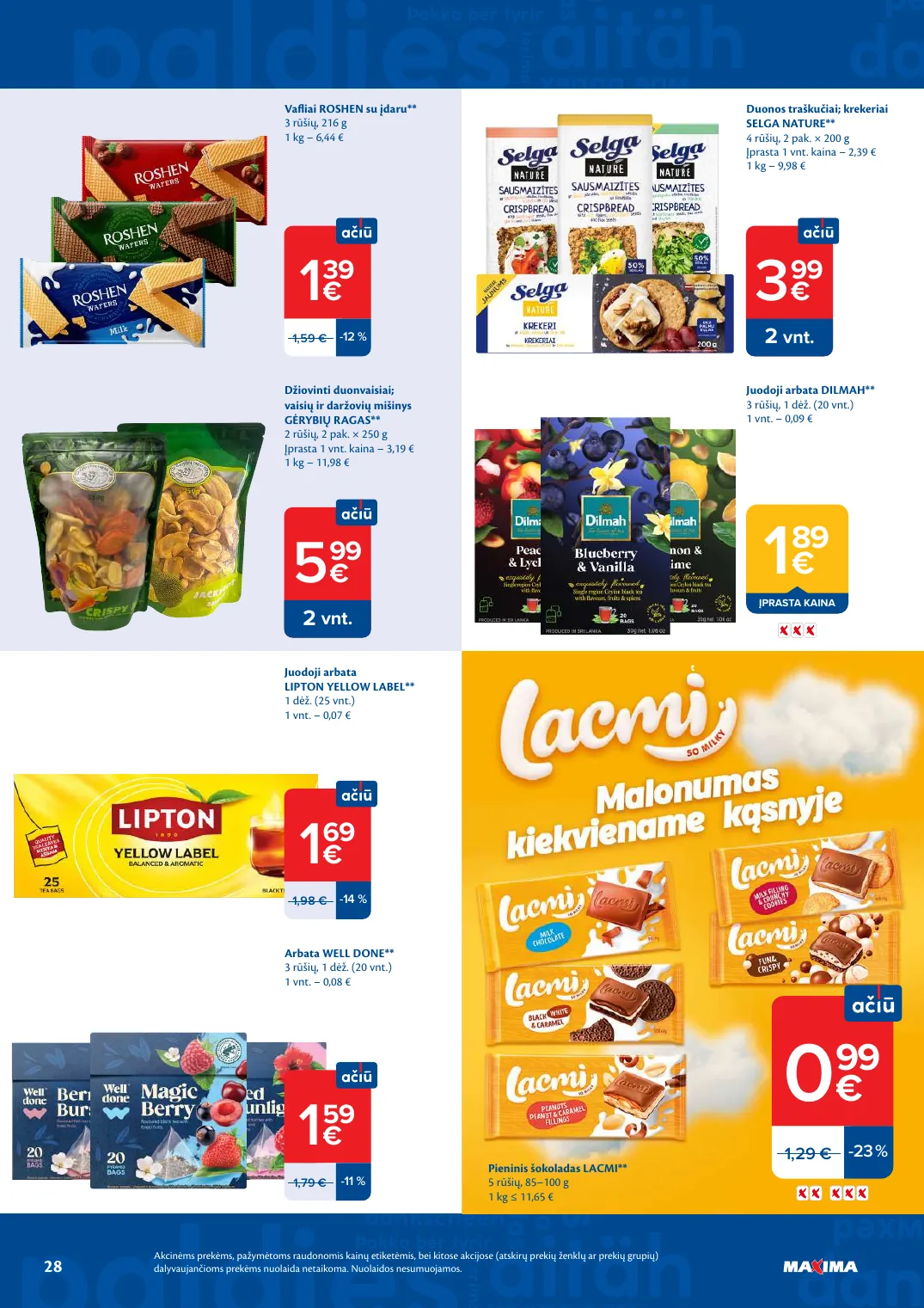 Maxima AČIŪ savaitinis leidinys Nr. 39 – p.28