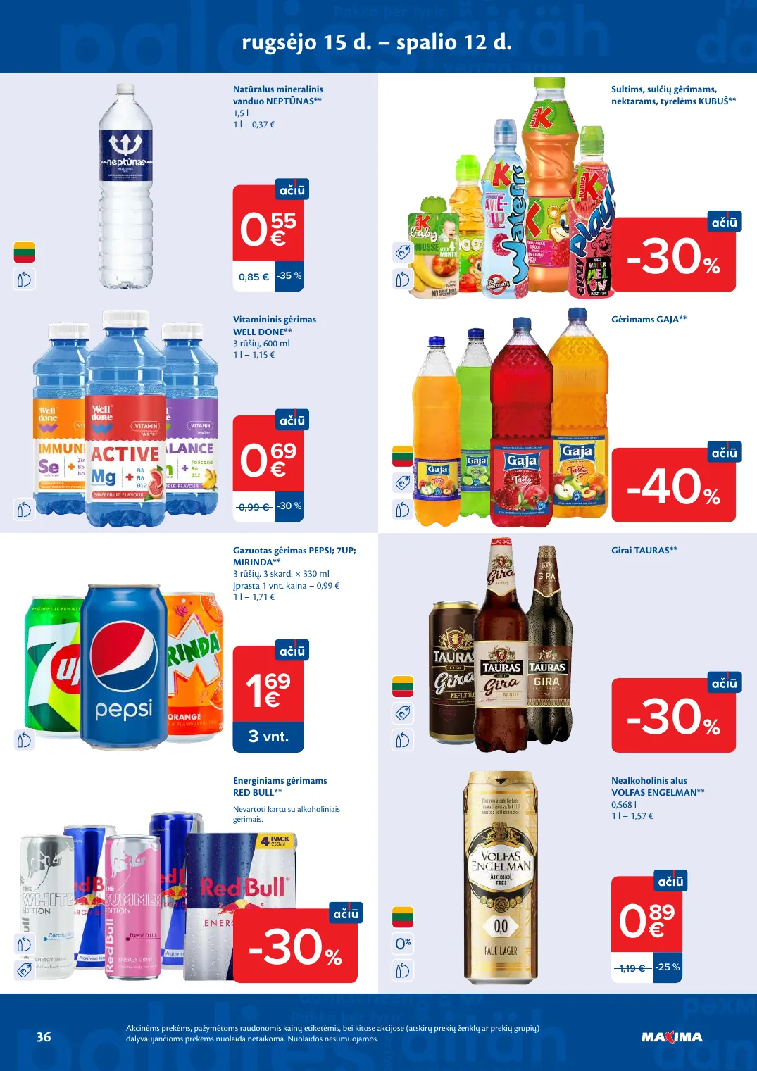Maxima AČIŪ savaitinis leidinys Nr. 39 – p.36