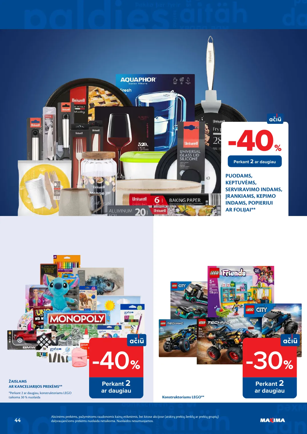 Maxima AČIŪ savaitinis leidinys Nr. 39 – p.44